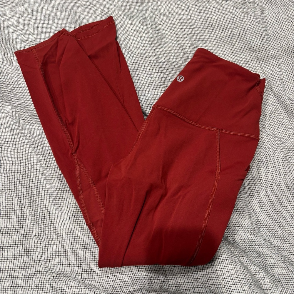 lululemon athletica Rust Red leggings